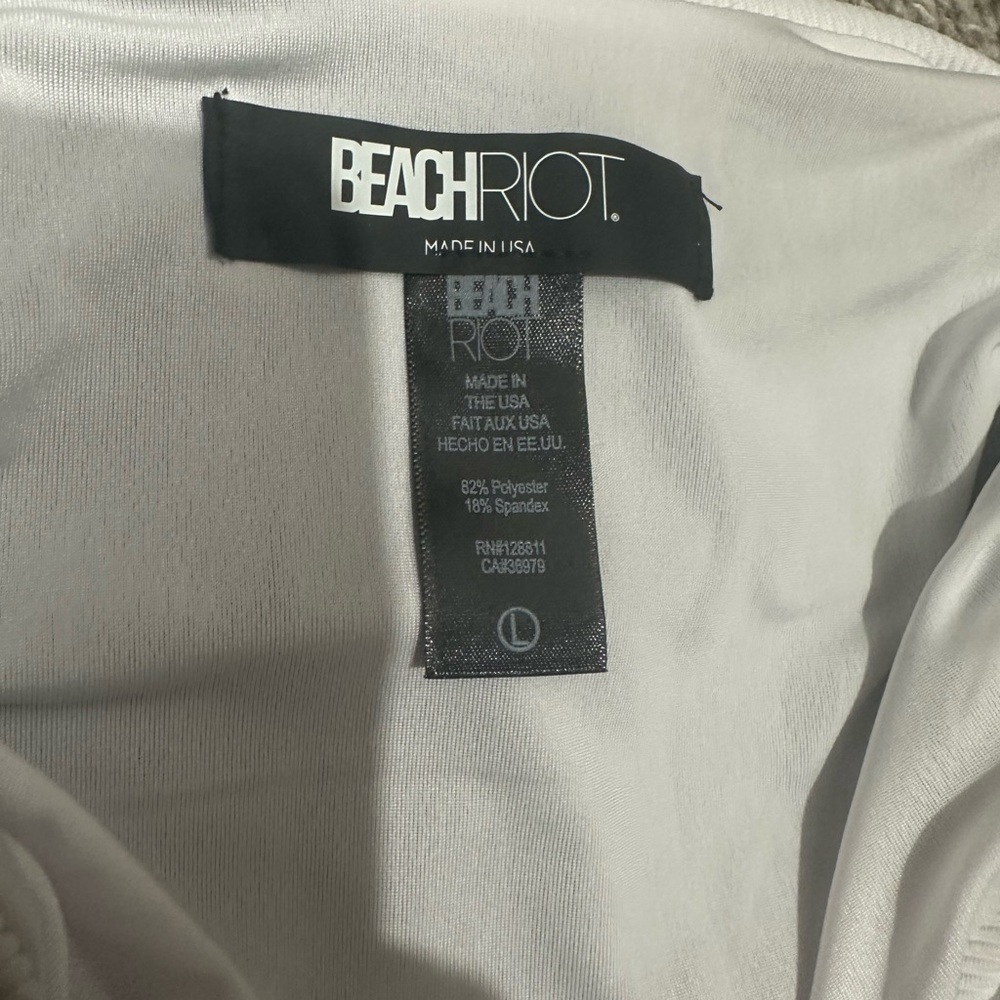NWOT Beach Riot - Steph One Piece Black & White - Picture 5 of 5
